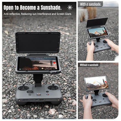 For DJI RC Pro 2 STARTRC Remote Control Sunshade Protection Cover (Grey) - Lens Hood by STARTRC | Online Shopping UK | buy2fix