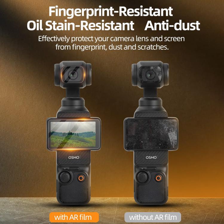 For DJI Osmo Pocket 3 Sunnylife Lens Screen Protector AR Anti-reflection Tempered Glass Film with Film Locator - Protective Film & Stickers by Sunnylife | Online Shopping UK | buy2fix