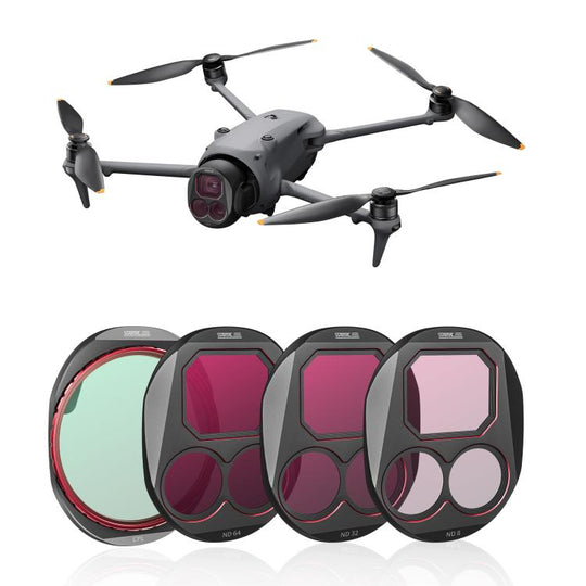 For DJI Mavic 4 Pro STARTRC 4 in 1 CPL ND8 ND32 ND64 Lens Filter Kit