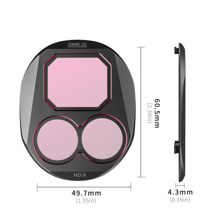 For DJI Mavic 4 Pro STARTRC 4 in 1 CPL ND8 ND32 ND64 Lens Filter Kit - Lens Filter by STARTRC | Online Shopping UK | buy2fix