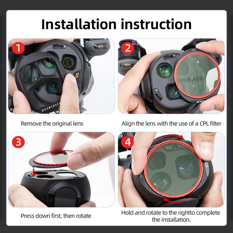 For DJI Mavic 4 Pro STARTRC CPL Lens Filter - Lens Filter by STARTRC | Online Shopping UK | buy2fix