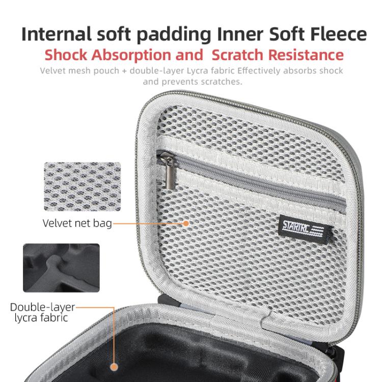 For DJI Osmo Nano STARTRC Portable Carrying Box Mini Standard Combo Bag (Grey) - Case & Bags by STARTRC | Online Shopping UK | buy2fix