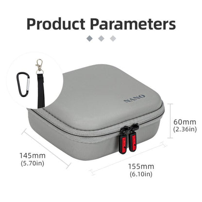 For DJI Osmo Nano STARTRC Portable Carrying Box Mini Standard Combo Bag (Grey) - Case & Bags by STARTRC | Online Shopping UK | buy2fix