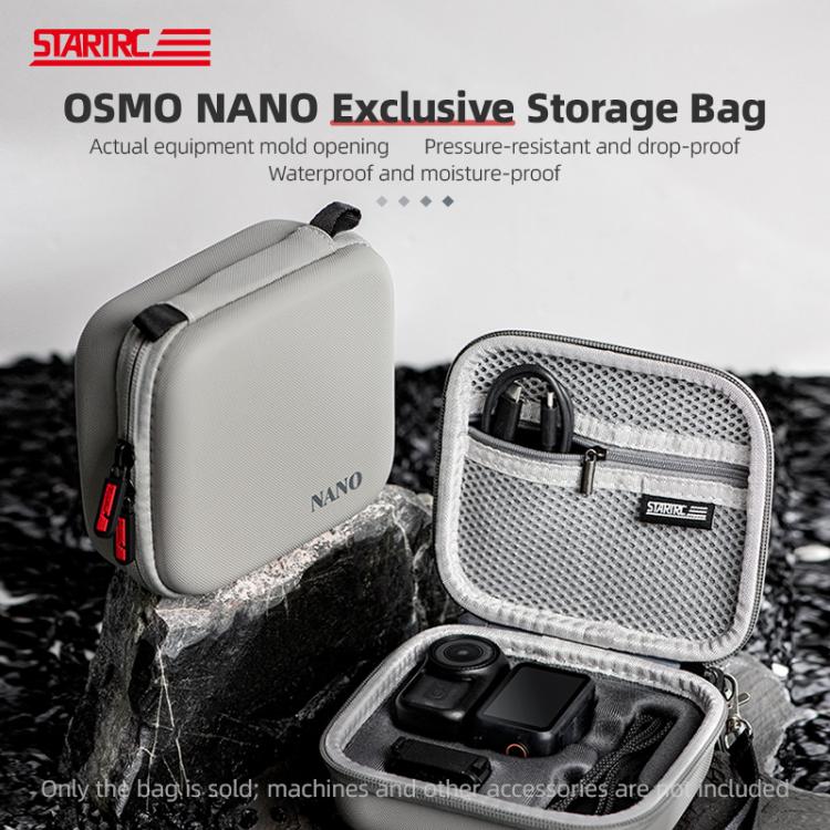 For DJI Osmo Nano STARTRC Portable Carrying Box Mini Standard Combo Bag (Grey) - Case & Bags by STARTRC | Online Shopping UK | buy2fix