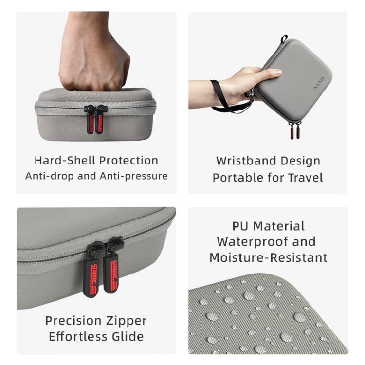 For DJI Osmo Nano STARTRC Portable Carrying Box Mini Standard Combo Bag (Grey) - Case & Bags by STARTRC | Online Shopping UK | buy2fix