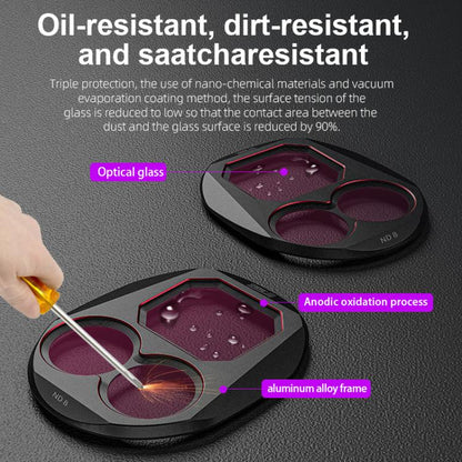 For DJI Mavic 4 Pro STARTRC 4 in 1 ND8 ND16 ND32 ND64 Lens Filter Kit - Lens Filter by STARTRC | Online Shopping UK | buy2fix