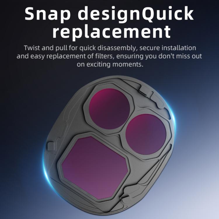 For DJI Mavic 4 Pro STARTRC 4 in 1 ND8 ND16 ND32 ND64 Lens Filter Kit - Lens Filter by STARTRC | Online Shopping UK | buy2fix