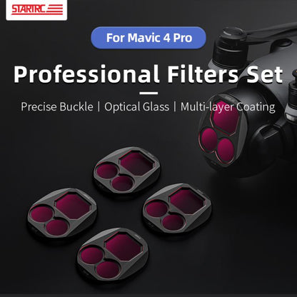 For DJI Mavic 4 Pro STARTRC 4 in 1 ND8 ND16 ND32 ND64 Lens Filter Kit - Lens Filter by STARTRC | Online Shopping UK | buy2fix