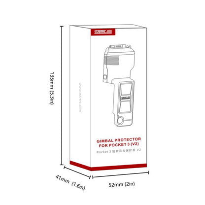 For DJI Osmo Pocket 3 STARTRC Gimbal Protective Cover Camera Lens Protective Case (Black) - Case & Bags by STARTRC | Online Shopping UK | buy2fix