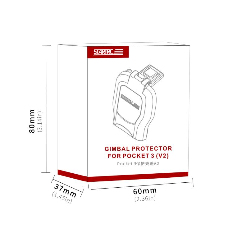 For DJI Osmo Pocket 3 STARTRC Short Type Protective Case Cover (Black) - Case & Bags by STARTRC | Online Shopping UK | buy2fix