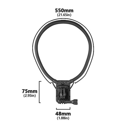 STARTRC Lazy Neck Bracket V3 POV View Mount (Black) - Mount & Holder by STARTRC | Online Shopping UK | buy2fix