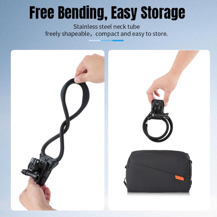 STARTRC Lazy Neck Bracket V3 POV View Mount (Black) - Mount & Holder by STARTRC | Online Shopping UK | buy2fix