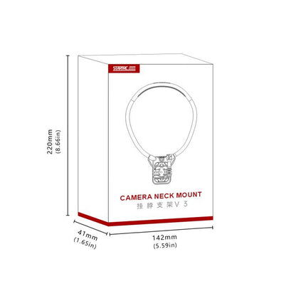 STARTRC Lazy Neck Bracket V3 POV View Mount with Chest Strap (Black) - Mount & Holder by STARTRC | Online Shopping UK | buy2fix