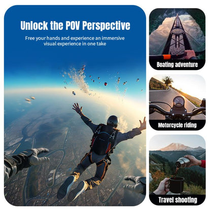 STARTRC Lazy Neck Bracket V3 POV View Mount with Chest Strap (Black) - Mount & Holder by STARTRC | Online Shopping UK | buy2fix