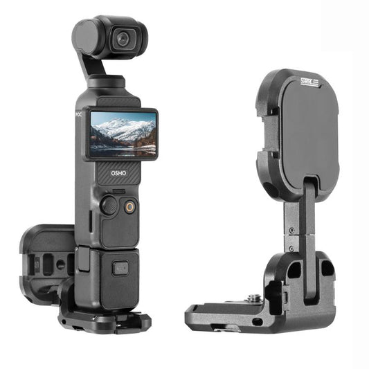 For DJI Osmo Pocket 3 STARTRC Metal L-shaped Expansion Bracket (Black) - Mount & Holder by STARTRC | Online Shopping UK | buy2fix