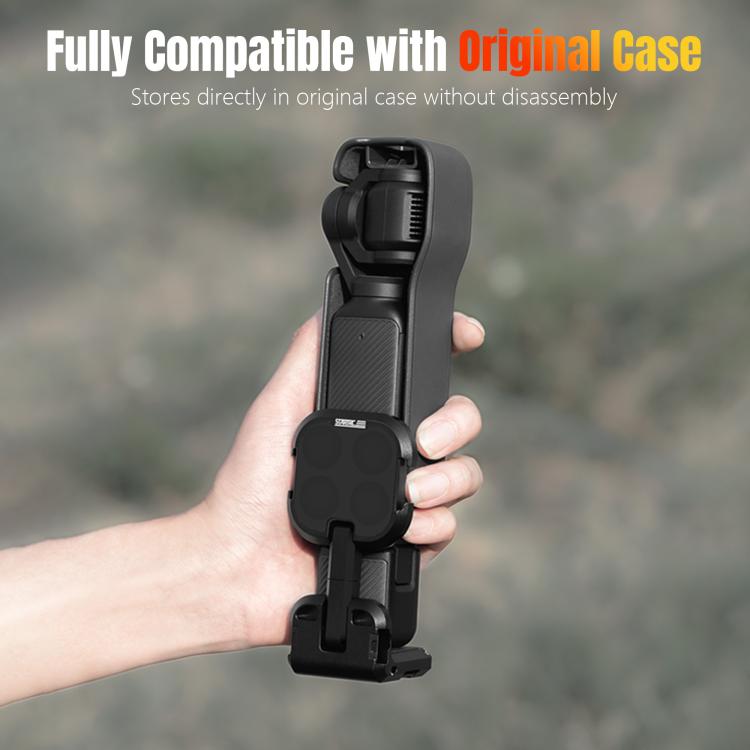 For DJI Osmo Pocket 3 STARTRC Metal L-shaped Expansion Bracket (Black) - Mount & Holder by STARTRC | Online Shopping UK | buy2fix