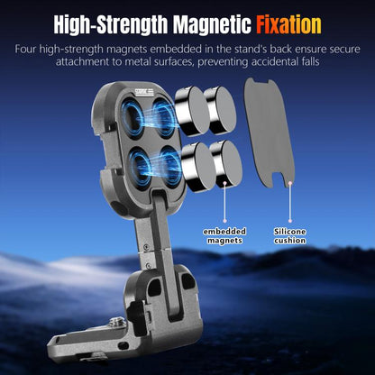 For DJI Osmo Pocket 3 STARTRC Metal L-shaped Expansion Bracket (Black) - Mount & Holder by STARTRC | Online Shopping UK | buy2fix