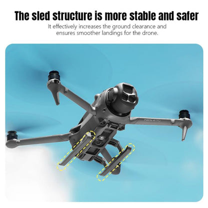 For DJI Mavic 4 Pro STARTRC Sled Anti-fall Anti-dirt Heightened Landing Gear Training Rack (Grey) - Other by STARTRC | Online Shopping UK | buy2fix