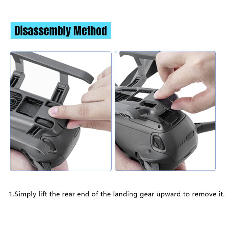 For DJI Mavic 4 Pro STARTRC Sled Anti-fall Anti-dirt Heightened Landing Gear Training Rack (Grey) - Other by STARTRC | Online Shopping UK | buy2fix