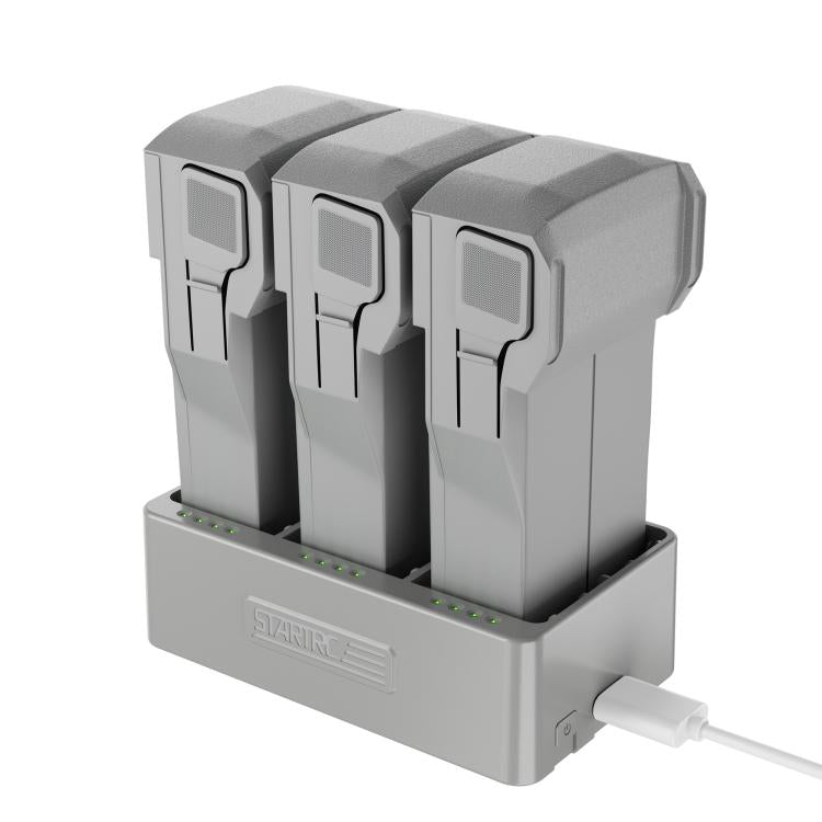 For DJI Mini 3 Pro STARTRC 3 in 1 Charging Butler Battery Charger (Grey) - Other by STARTRC | Online Shopping UK | buy2fix