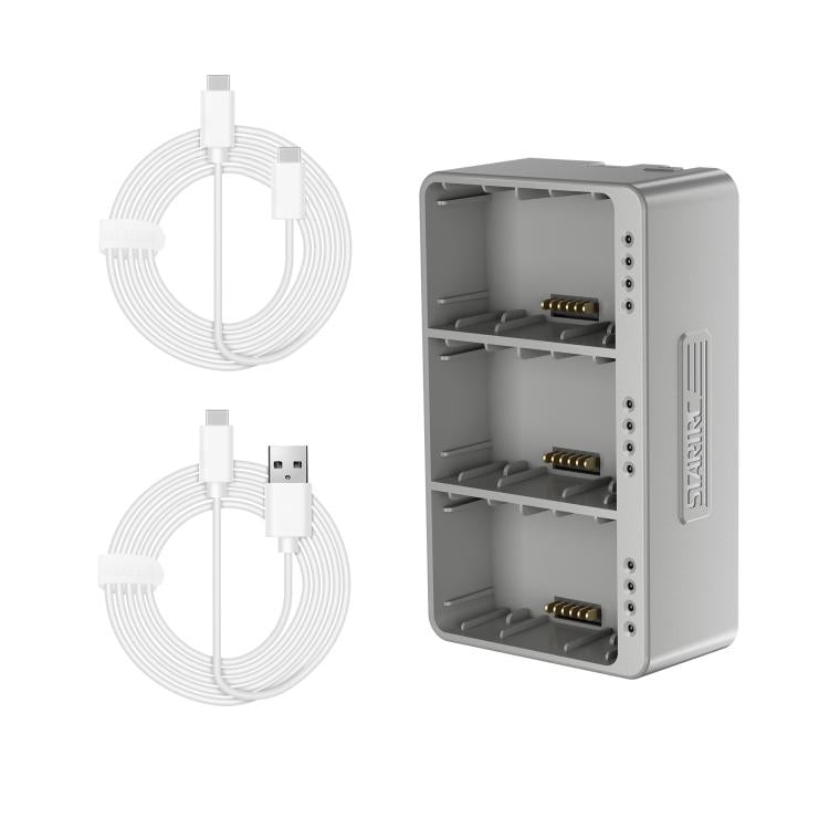 For DJI Mini 3 Pro STARTRC 3 in 1 Charging Butler Battery Charger (Grey) - Other by STARTRC | Online Shopping UK | buy2fix