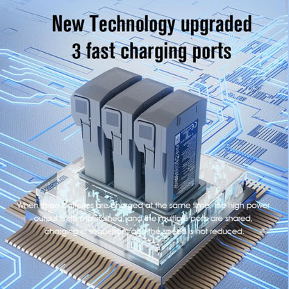 For DJI Mini 3 Pro STARTRC 3 in 1 Charging Butler Battery Charger (Grey) - Other by STARTRC | Online Shopping UK | buy2fix