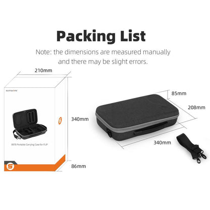 For DJI Flip Sunnylife Simple Storage Bag Shoulder Handbag (Black) - Backpacks & Bags by Sunnylife | Online Shopping UK | buy2fix