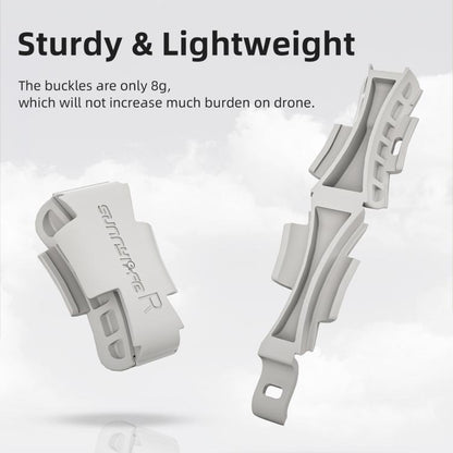 For DJI Flip Sunnylife Anti-shake Arm Buckle Fixing Integrated Buckle Quick Release Anti-Collision Buckle (Grey) - Others by Sunnylife | Online Shopping UK | buy2fix