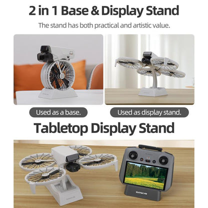 For DJI Flip Sunnylife 2 in 1 Desktop Display Stand Drone Base Mount Exhibition Base Bracket (Grey) - Holder Series by Sunnylife | Online Shopping UK | buy2fix