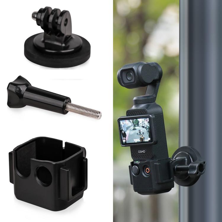 For DJI OSMO Pocket 3 Protection Frame with Magnetic Base (Black) - Mount & Holder by buy2fix | Online Shopping UK | buy2fix