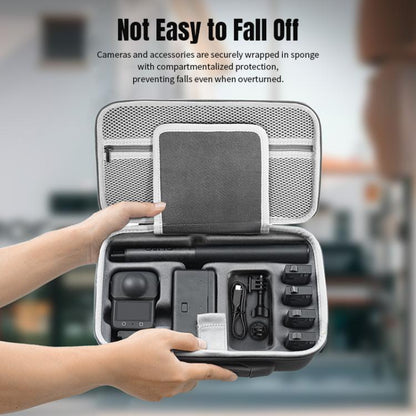 For DJI Osmo 360 STARTRC Full Kit Portable Handbag Shoulder PU Storage Bag (Grey) - Case & Bags by STARTRC | Online Shopping UK | buy2fix