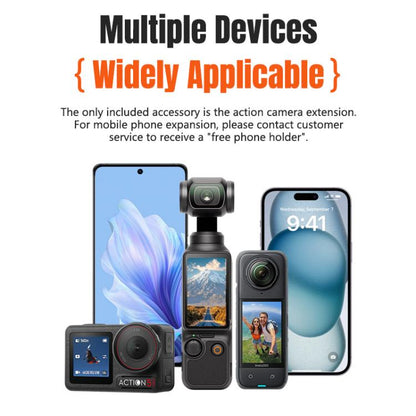 STARTRC Magnetic  Backpack Clip Mount for DJI Osmo 360 / GoPro Action Cameras (Black) - Mount & Holder by STARTRC | Online Shopping UK | buy2fix