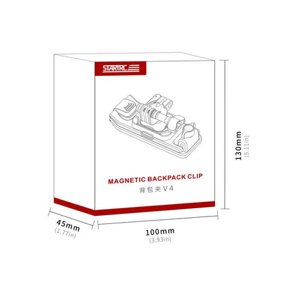 STARTRC Magnetic  Backpack Clip Mount for DJI Osmo 360 / GoPro Action Cameras (Black) - Mount & Holder by STARTRC | Online Shopping UK | buy2fix