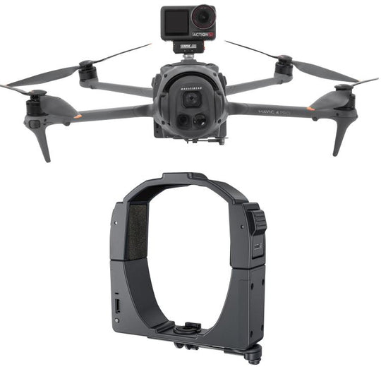 For DJI Mavic 4 Pro STARTRC Air-Dropping System Thrower Parabolic with Expansion Bracket (Black)
