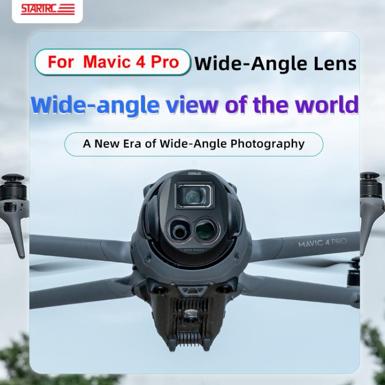 For DJI Mavic 4 Pro STARTRC Drone Wide-Angle Lens Filter (Black) - Lens Filter by STARTRC | Online Shopping UK | buy2fix