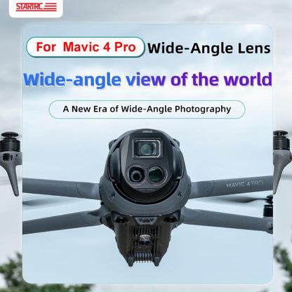 For DJI Mavic 4 Pro STARTRC Drone Wide-Angle Lens Filter (Black) - Lens Filter by STARTRC | Online Shopping UK | buy2fix