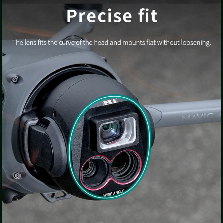 For DJI Mavic 4 Pro STARTRC Drone Wide-Angle Lens Filter (Black) - Lens Filter by STARTRC | Online Shopping UK | buy2fix