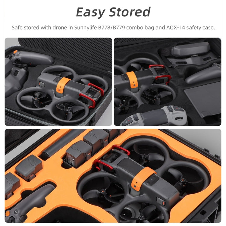 For DJI AVATA 2 Sunnylife LG797 Landing Gear Extensions Heightened Spider Gears Support Leg (Orange) -  by Sunnylife | Online Shopping UK | buy2fix