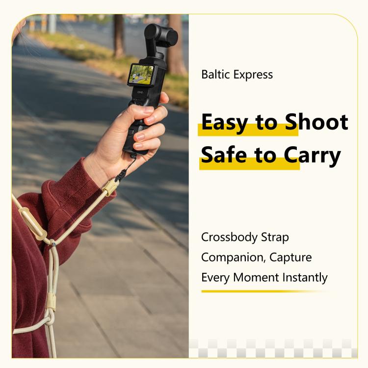 For DJI Pocket 3 STARTRC Adjustable Double-Ended Neck Strap (Yellow) - Others by STARTRC | Online Shopping UK | buy2fix