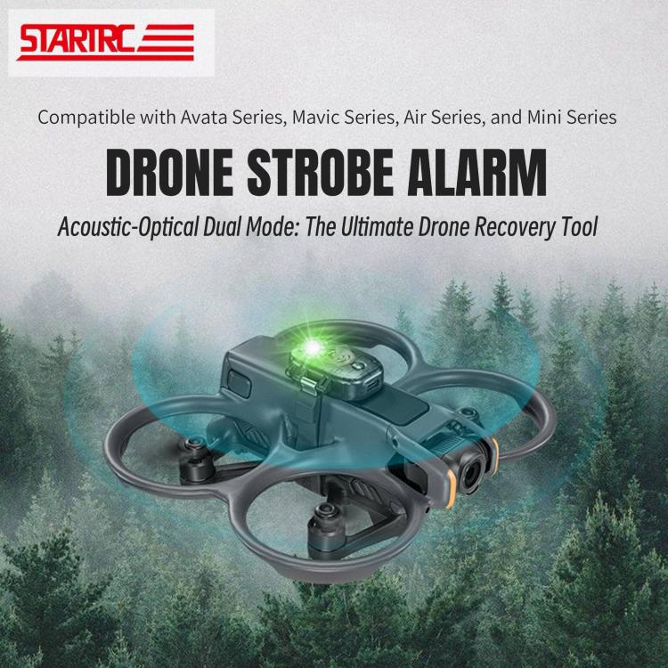 STARTRC Universal V2 Drone Alarm Tracker For DJI Avata Series / Mavic Series / Air Series / Mini Series (Black) - Others by STARTRC | Online Shopping UK | buy2fix