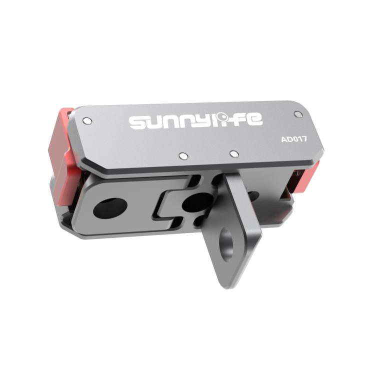 Sunnylife Metal Magnetic Quick Release Adapter Mount Foldable Cam Stand 1/4 Adapter For DJI Osmo Nano / Osmo 360 / Action 5 Pro / 4 / 3 (Grey) - Mount & Holder by Sunnylife | Online Shopping UK | buy2fix