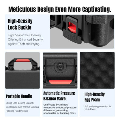 For DJI Mini 5 Pro STARTRC Waterproof ABS Suitcase Shoulder Storage Box (Black) - Backpacks & Bags by STARTRC | Online Shopping UK | buy2fix