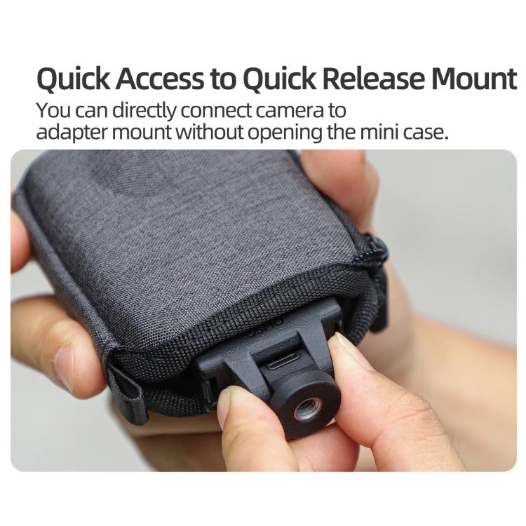 For DJI Osmo 360 Sunnylife Portable Body Half Coverage Storage Box Bag (Grey) - Case & Bags by Sunnylife | Online Shopping UK | buy2fix