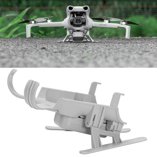 For DJI Lito 1 / X1 STARTRC LED Light Heightened Landing Gear Training Rack (Grey)