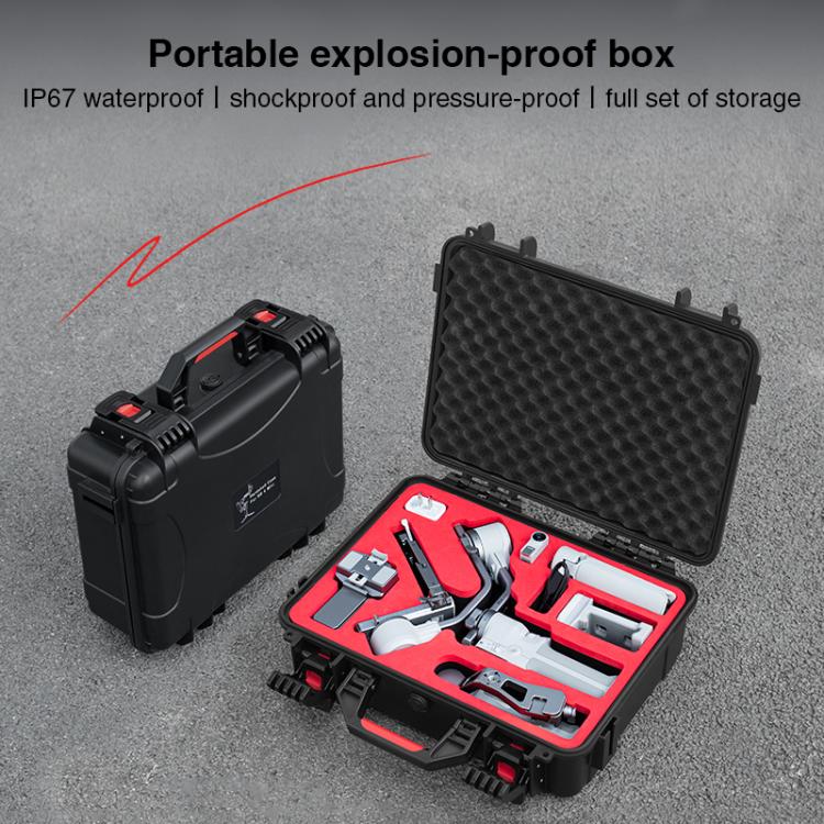 For DJI RS 4 Mini STARTRC PP Waterproof Shockproof Suitcase Portable Storage Box (Black) -  by STARTRC | Online Shopping UK | buy2fix