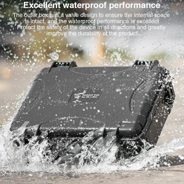 For DJI RS 4 Mini STARTRC PP Waterproof Shockproof Suitcase Portable Storage Box (Black) -  by STARTRC | Online Shopping UK | buy2fix