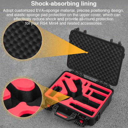 For DJI RS 4 Mini STARTRC PP Waterproof Shockproof Suitcase Portable Storage Box (Black) -  by STARTRC | Online Shopping UK | buy2fix