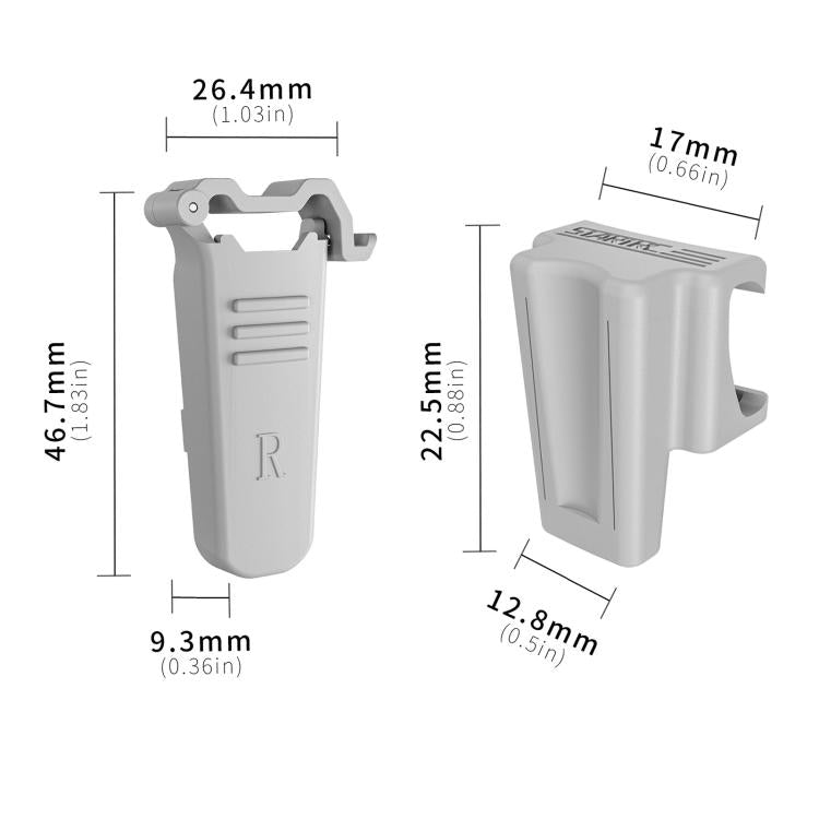 For DJI Flip STARTRC Split Type Drone Landing Gear Height Extensions Rack (Grey) - Landing Gear by STARTRC | Online Shopping UK | buy2fix