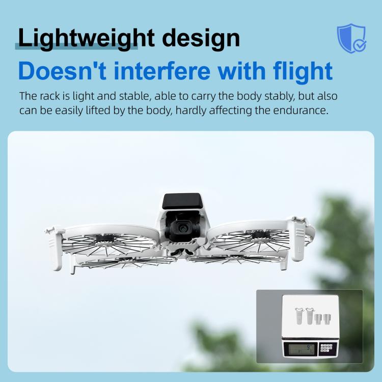 For DJI Flip STARTRC Split Type Drone Landing Gear Height Extensions Rack (Grey) - Landing Gear by STARTRC | Online Shopping UK | buy2fix