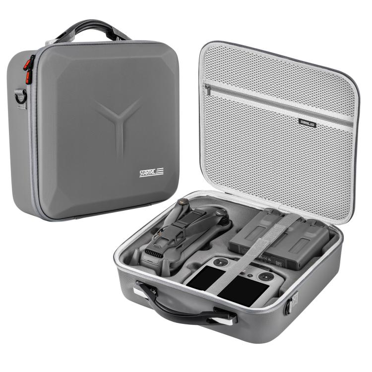 For DJI Mavic 4 Pro / RC 2 STARTRC Shoulder PU Storage Bag Handbag (Grey) - Backpacks & Bags by STARTRC | Online Shopping UK | buy2fix